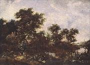 HOBBEMA, Meyndert The Watermill sfr oil painting picture wholesale